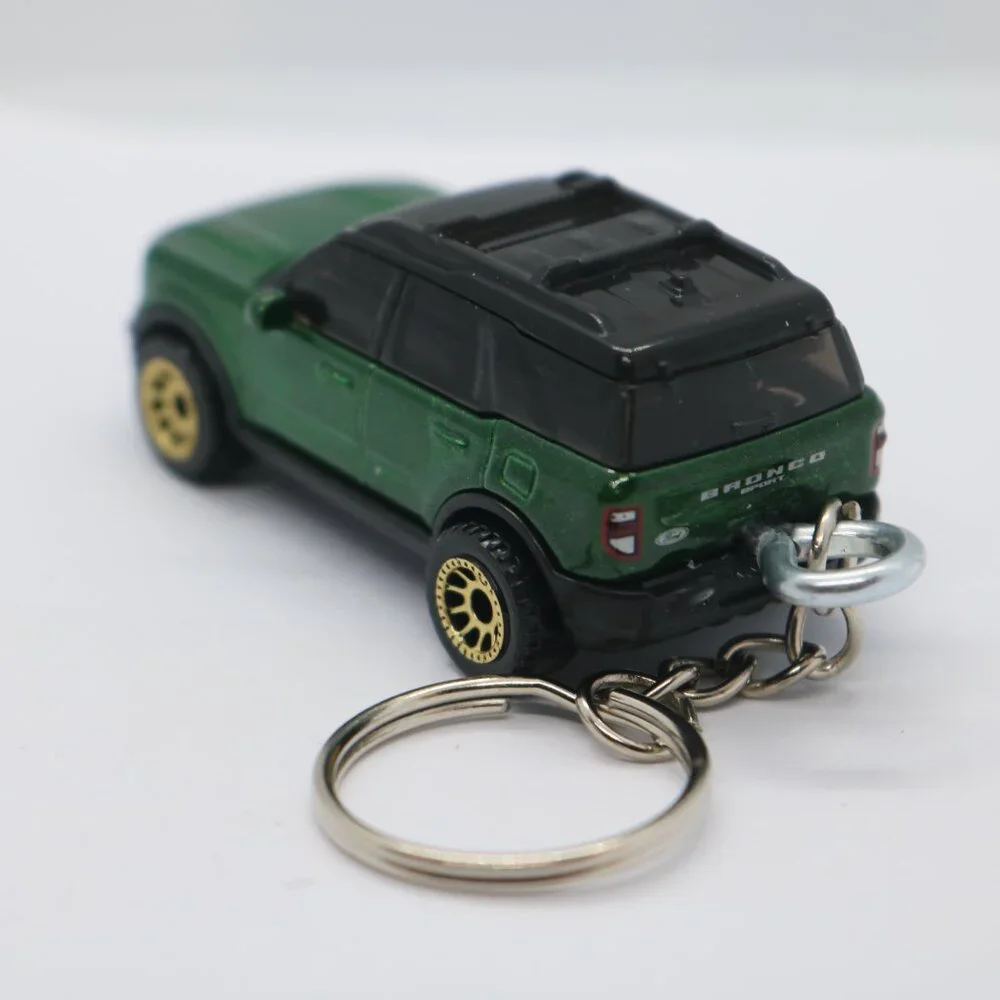 Matchbox green 2022 Bronco Custom keychain 1:64 scale